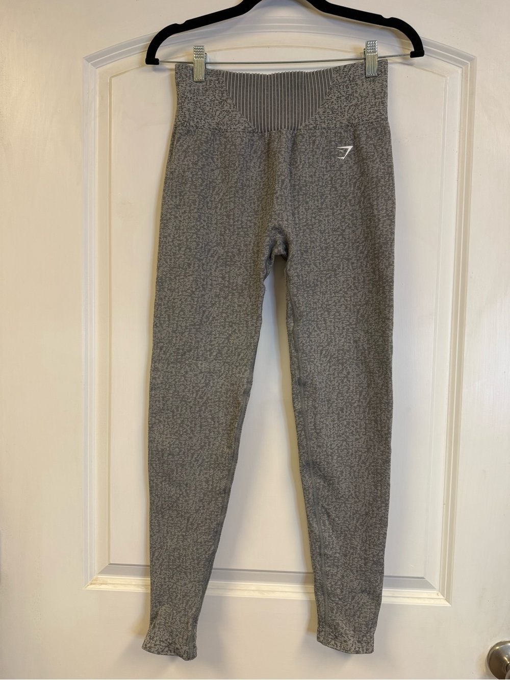 Gymshark Energy Seamless Gray Marl High Waisted Leggings Size M